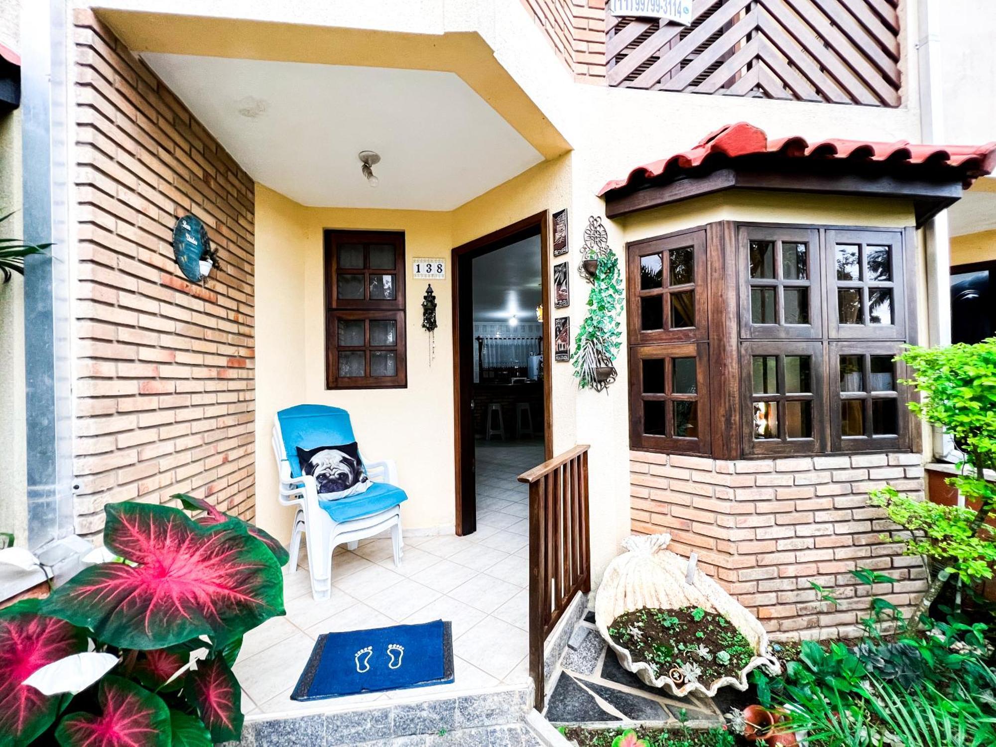 Paz E Mar Beach House - Area Gourmet Completa Caraguatatuba Exteriör bild
